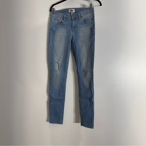 PAIGE Women's Light Blue Skinny Jeans